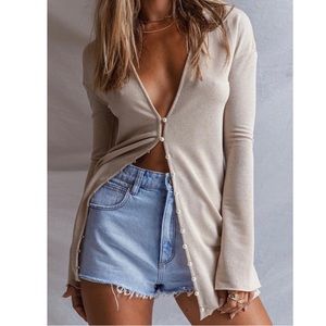 Button front cardigan